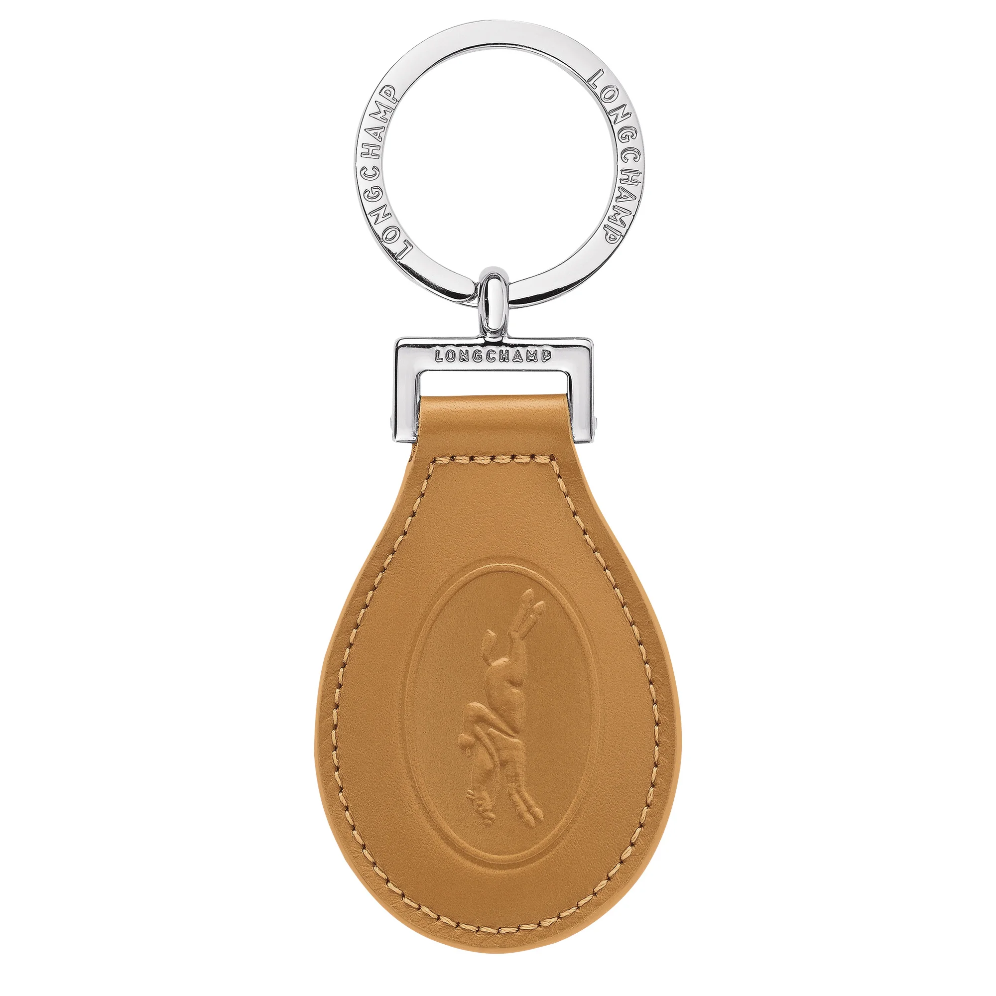 Le Foulonné Key ring Nutmeg - Leather - 1