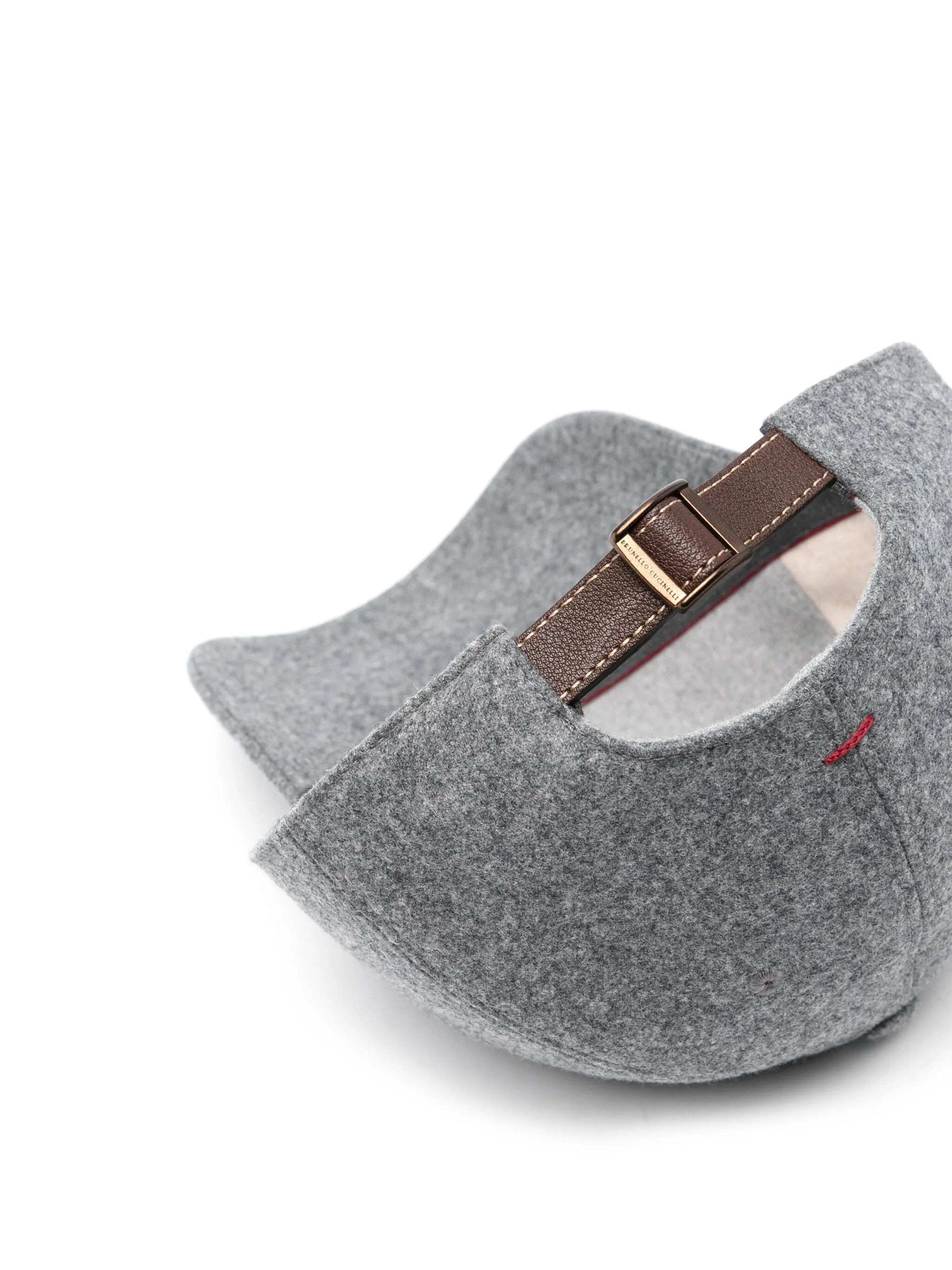 Brunello Cucinelli Logo-embroidered Mélange Cap - 2