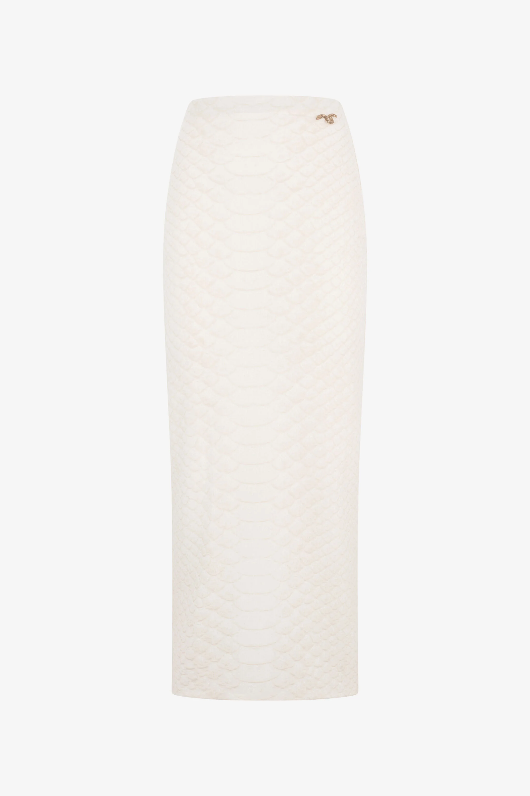Serpentine Print Skirt - 1