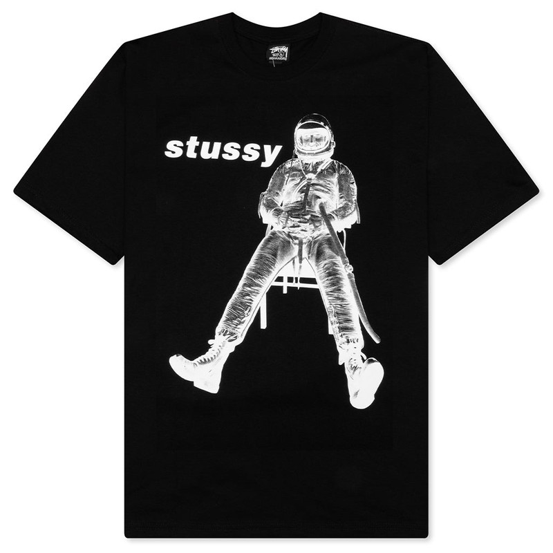 ASTRONAUT TEE - BLACK - 1