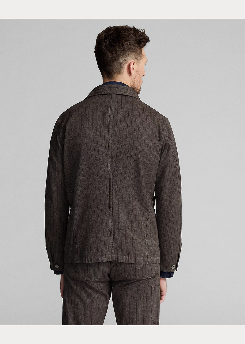 Striped Jaspé Twill Jacket 4