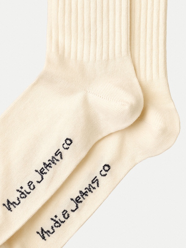 Amundsson Sport Socks Offwhite/Navy - 3