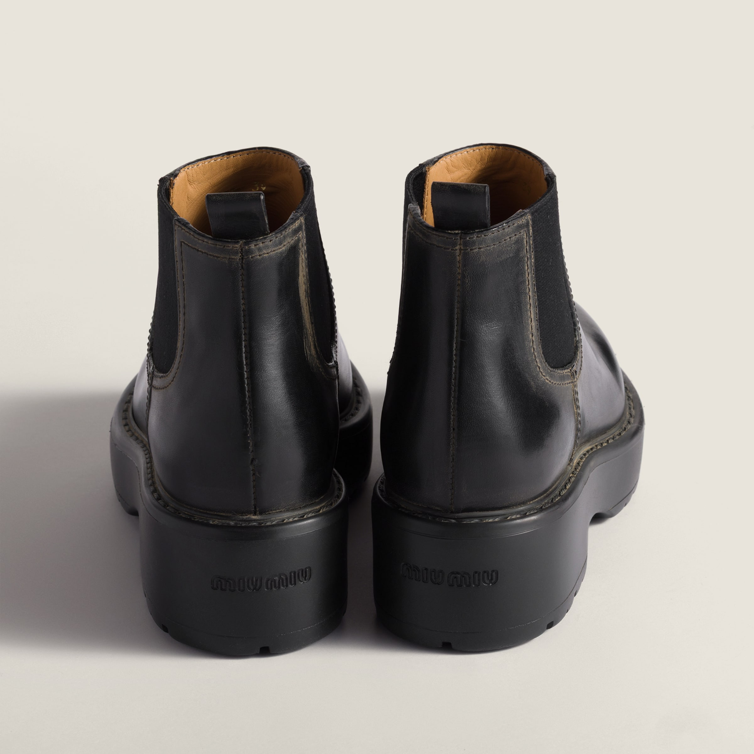 Leather booties - 3