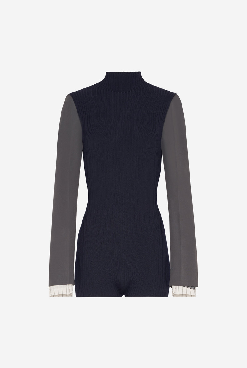 THE BI-MATERIAL SUIT BODYSUIT 6