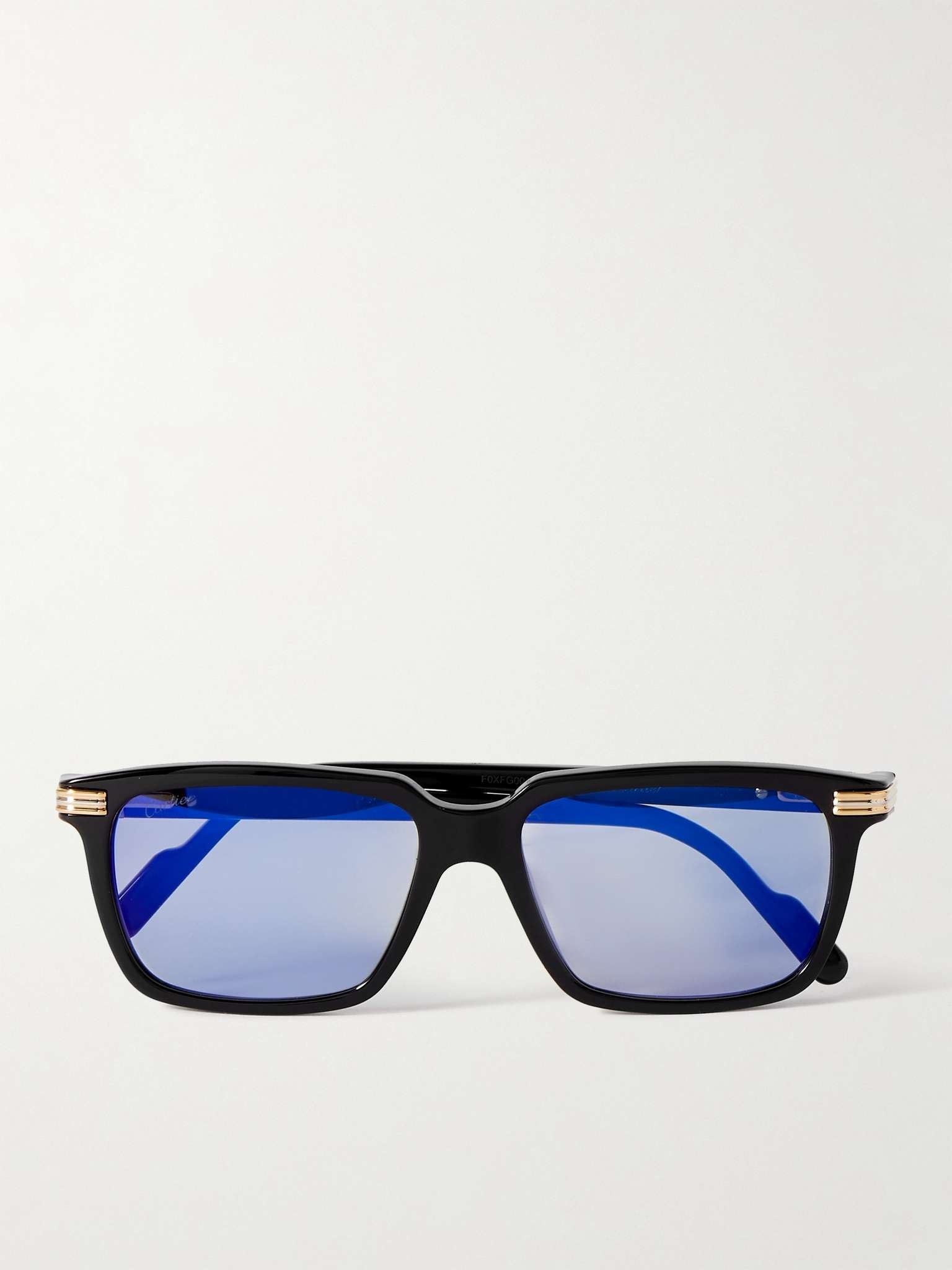 Rectangular-Frame Acetate Photochromic Sunglasses - 5