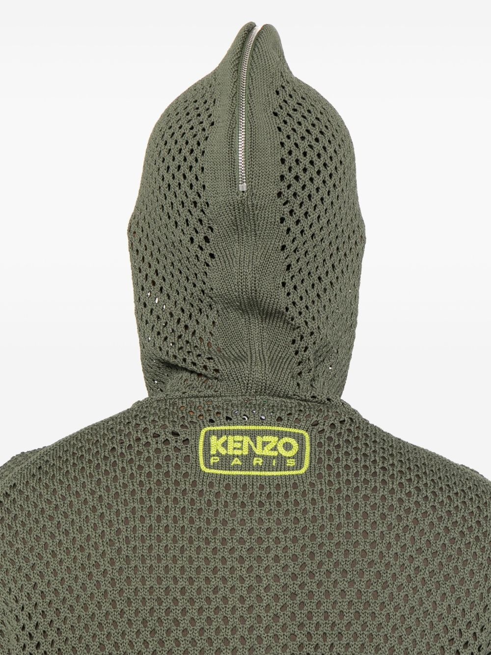 hooded mesh jacket - 5