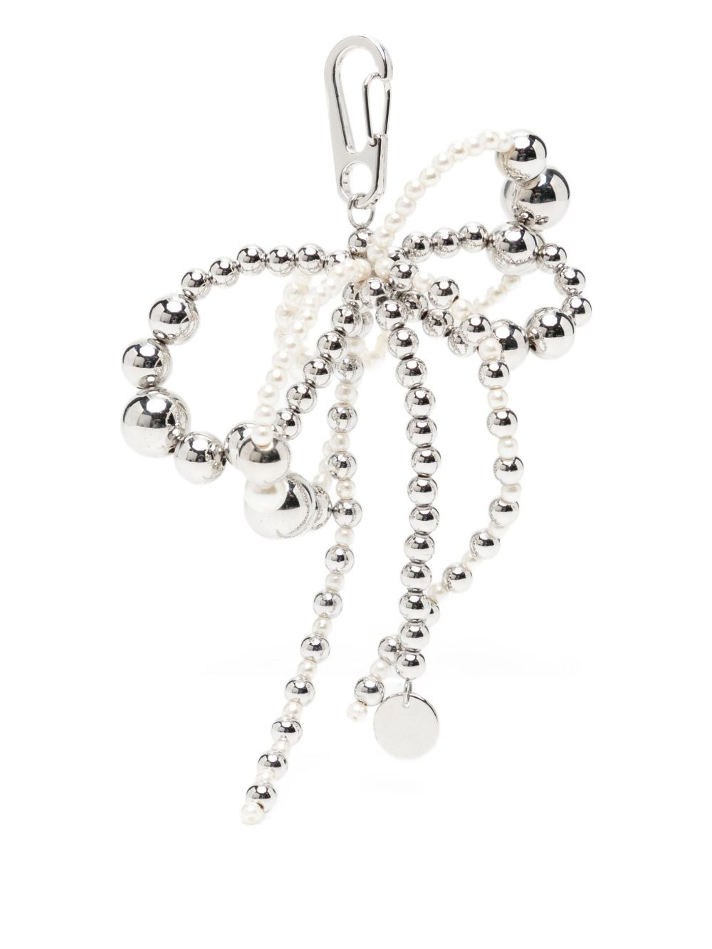 ribbon beaded keyring - 2