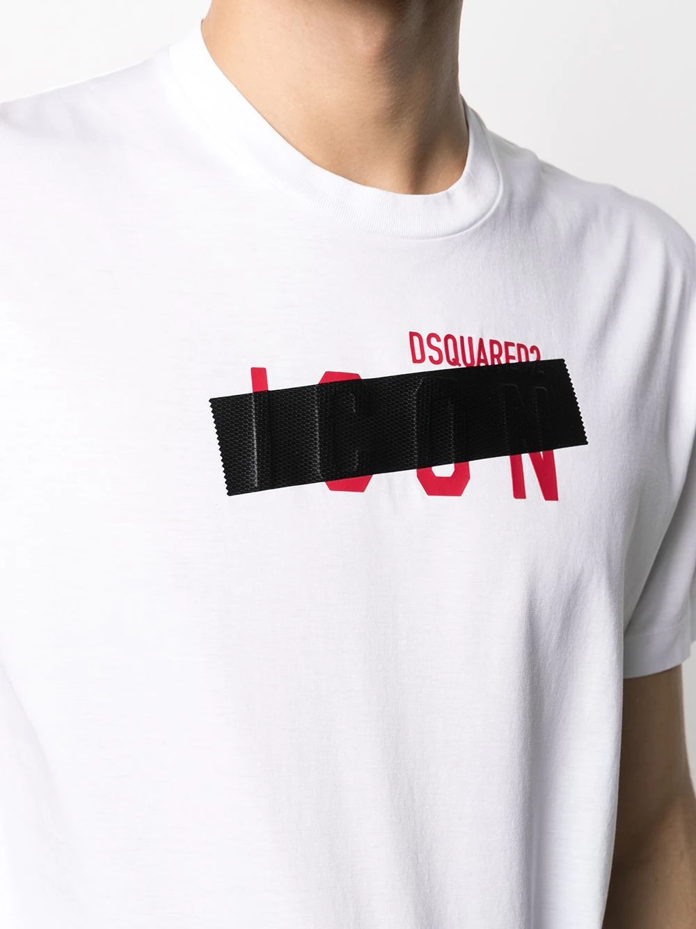 tape detail Icon T-shirt - 5