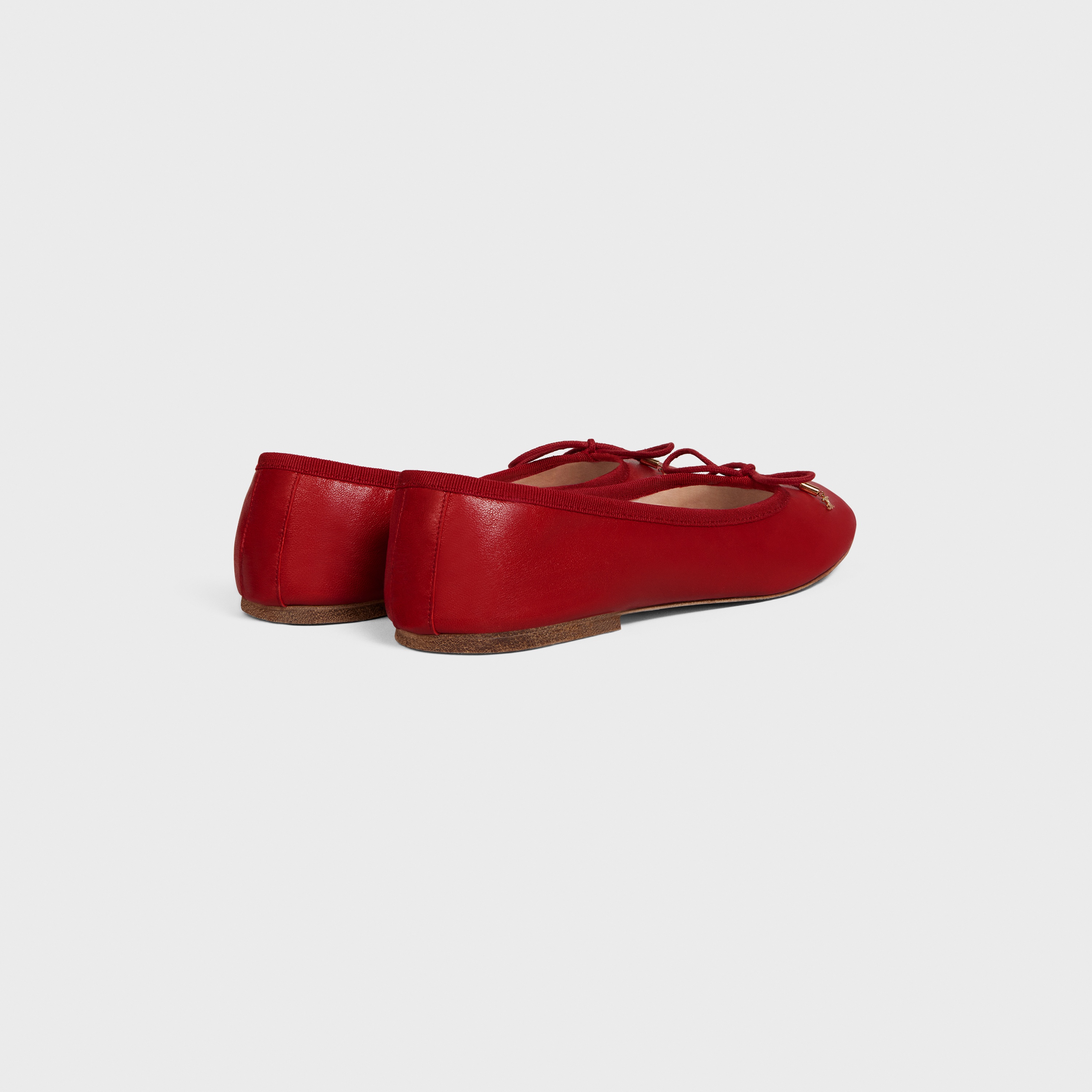 Les Ballerines Celine Ballerina with Laces in Lambskin - 3