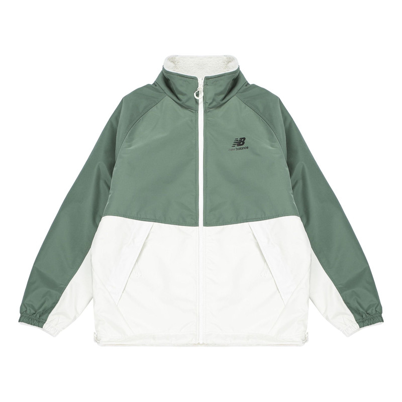 New Balance Sports Warm Reversible Jacket 'White Green' 6DC39703-IV - 1