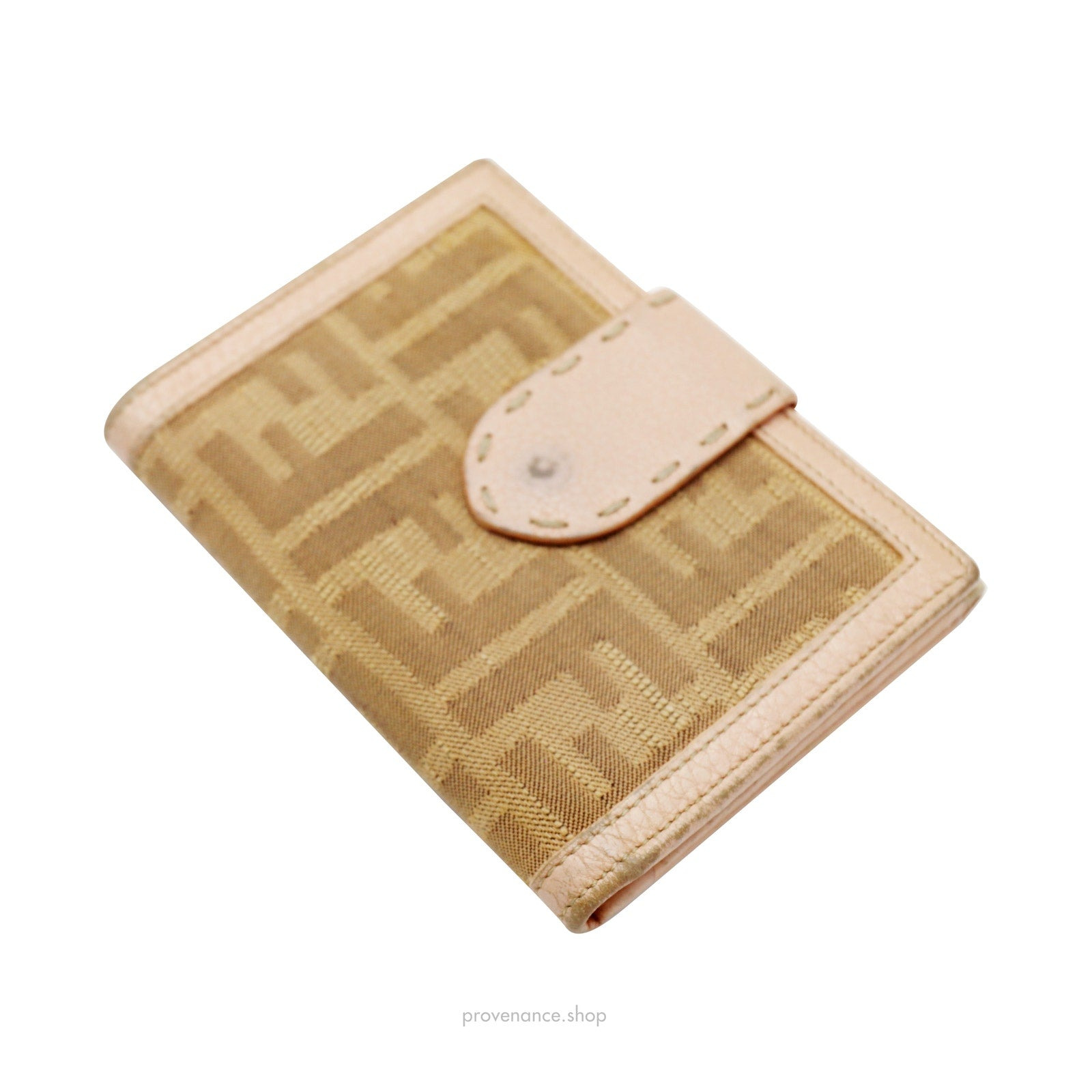 Fendi Compact Trifold Wallet - Pink Zucca FF - 3
