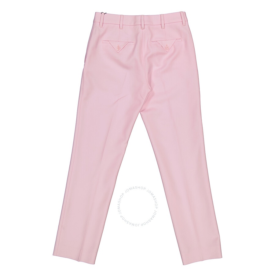 Burberry Ladies Pale Candy Pink Straight-Leg Tailored Trousers - 2