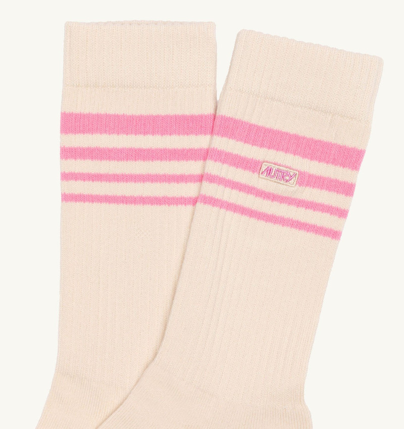 AUTRY JACQUARD STRIPED SOCKS WITH LOGO UNISEX outlook
