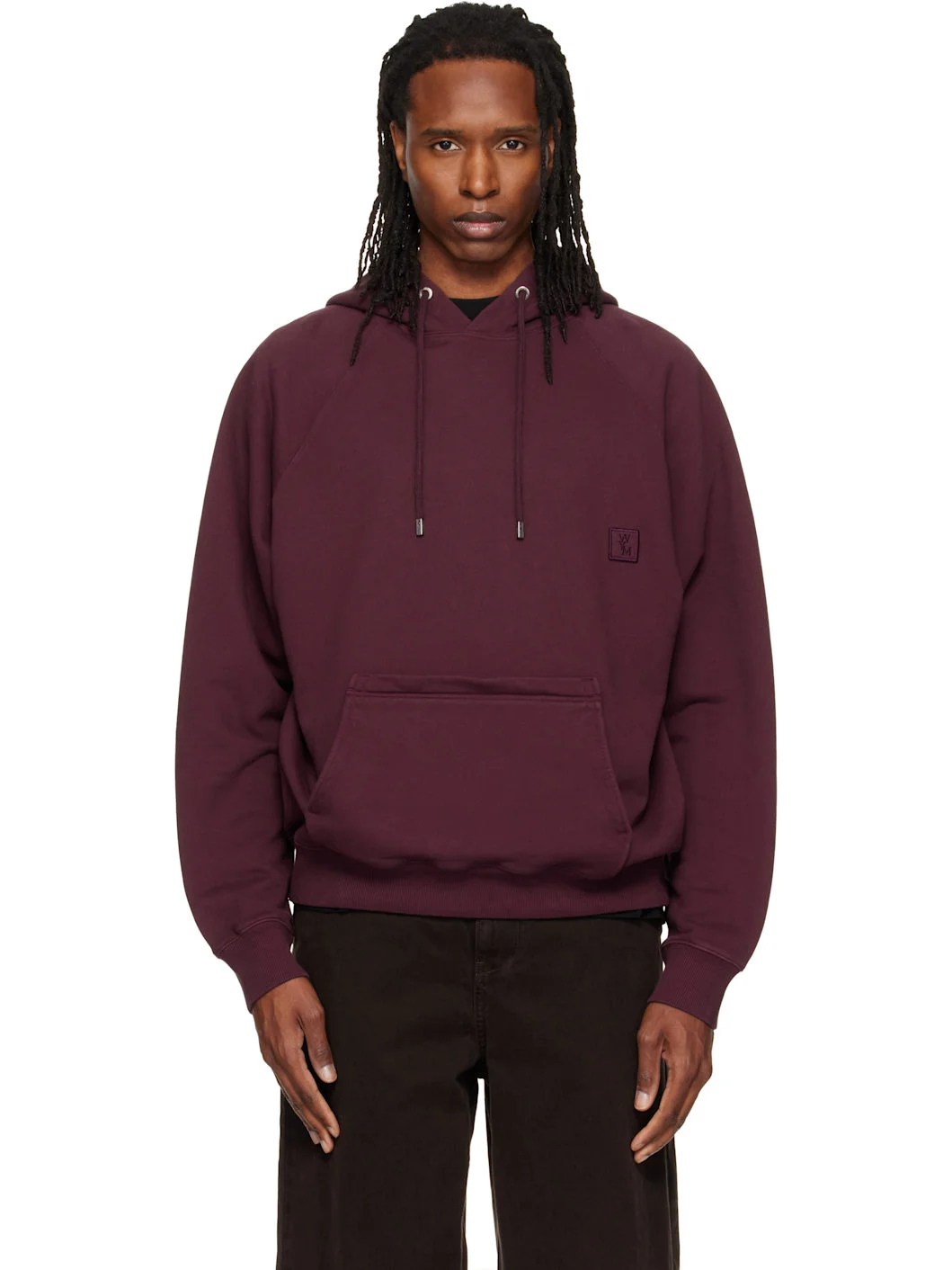 Burgundy Logo Hoodie - 1