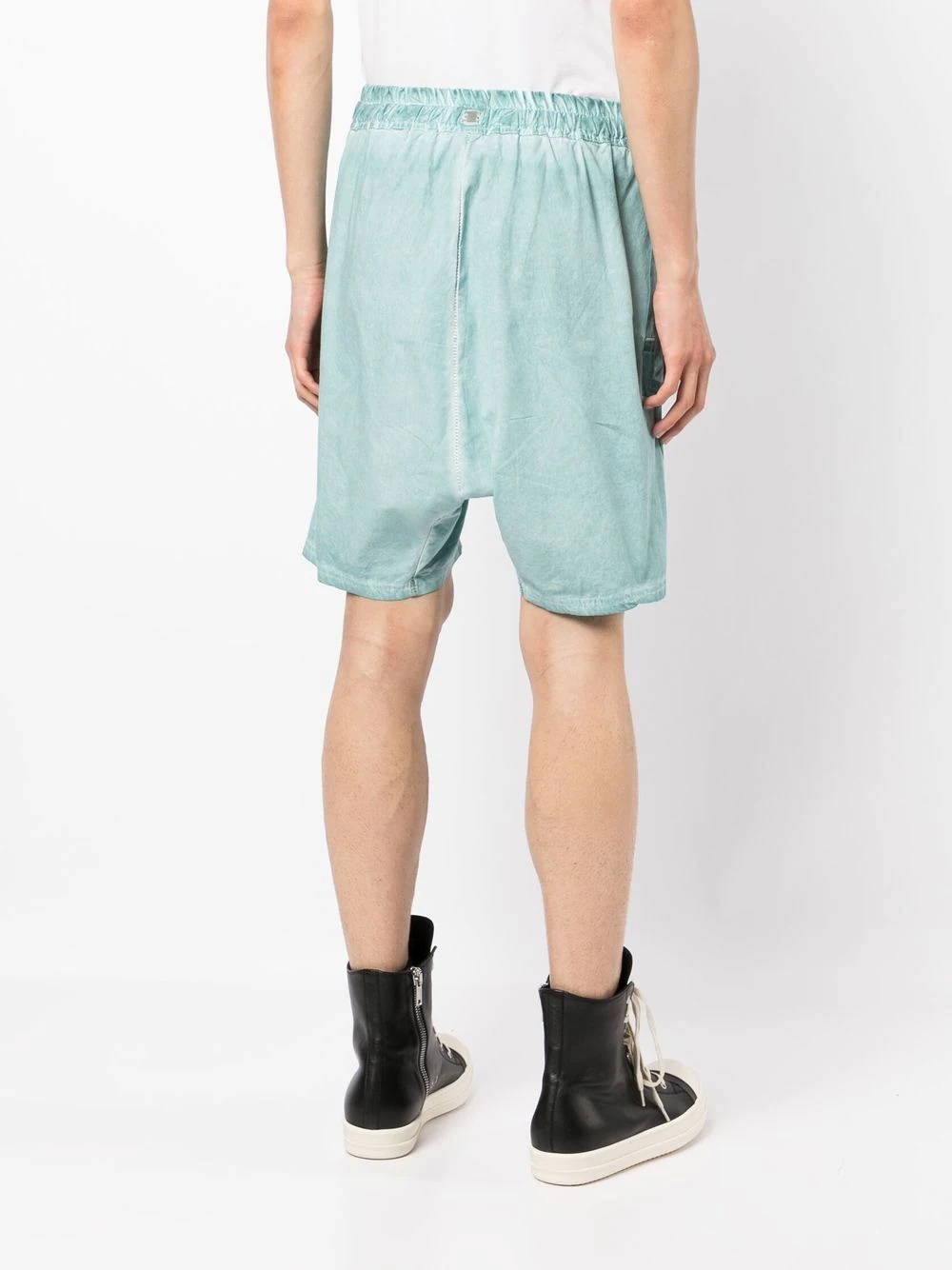 panelled drawstring shorts - 4