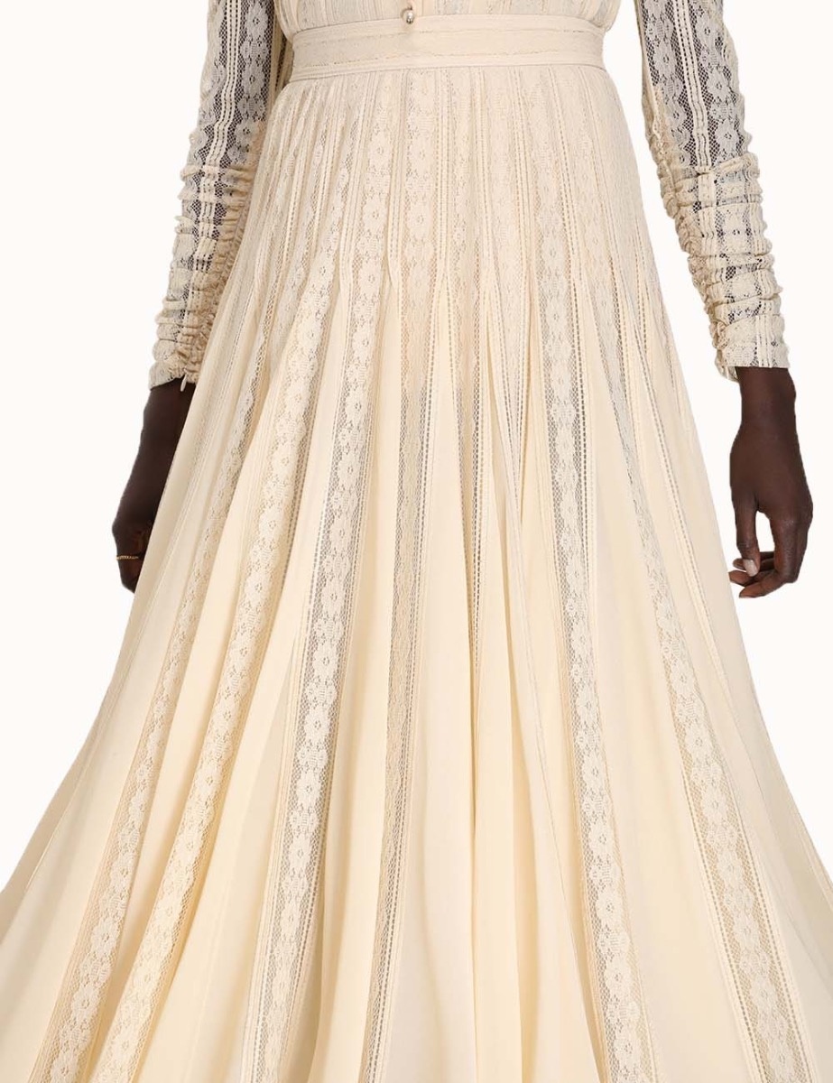 WONDERLAND LACE VENT SKIRT - 7