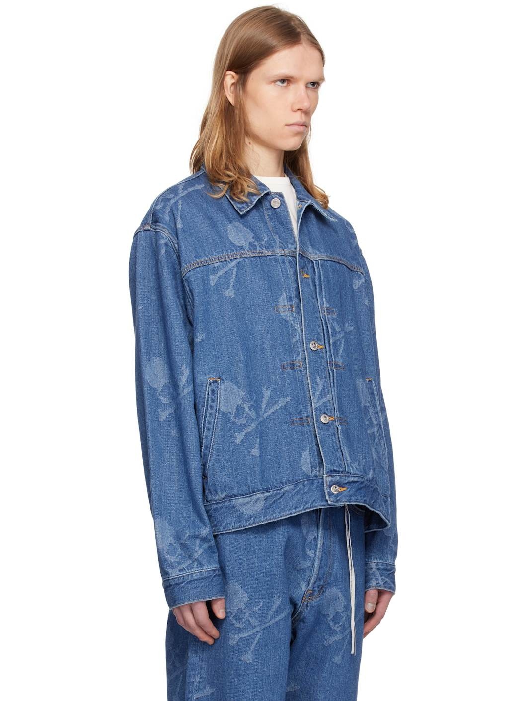 Blue Monogram Denim Jacket - 2