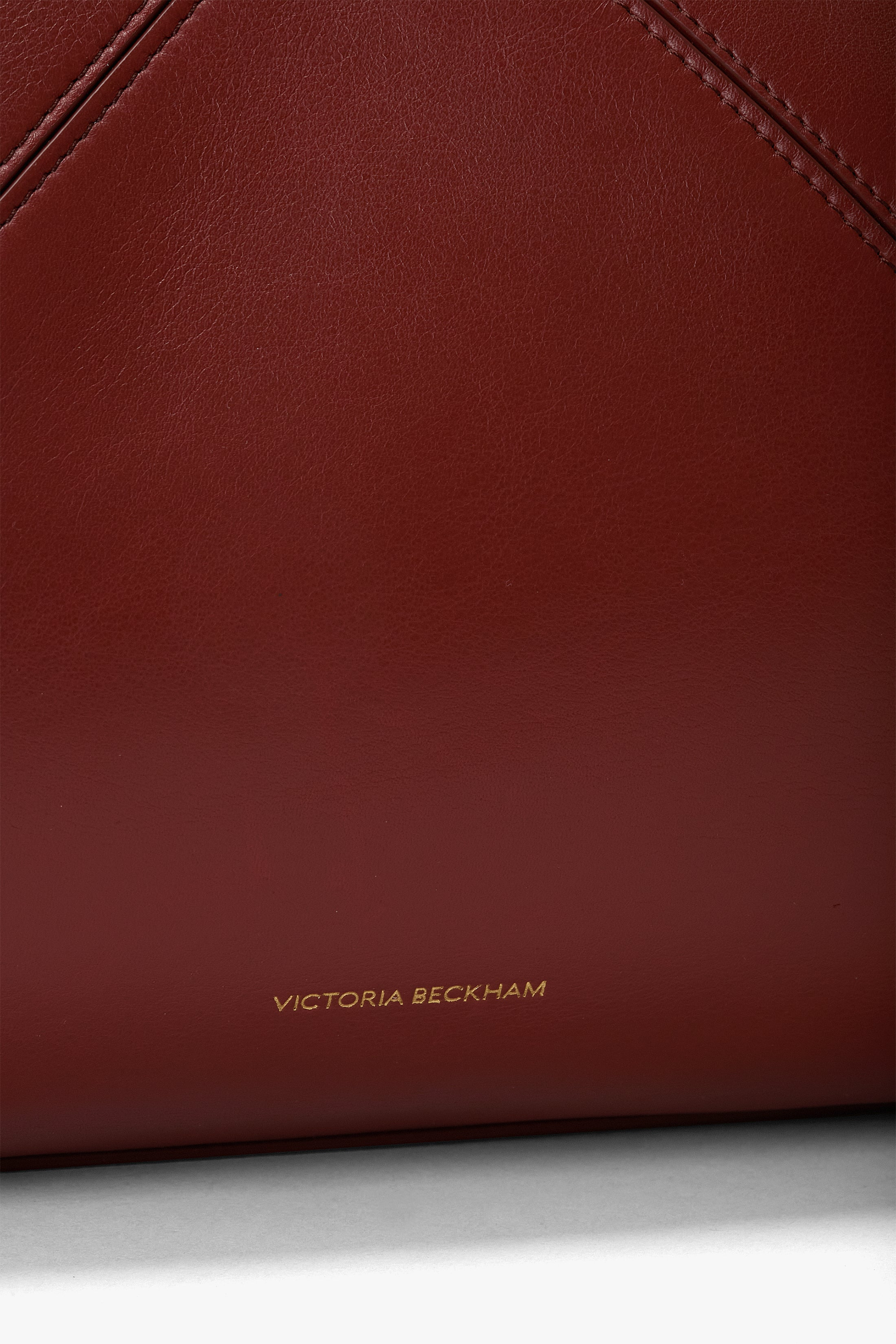 Victoria Tote In Brick Red Soft Leather - 5