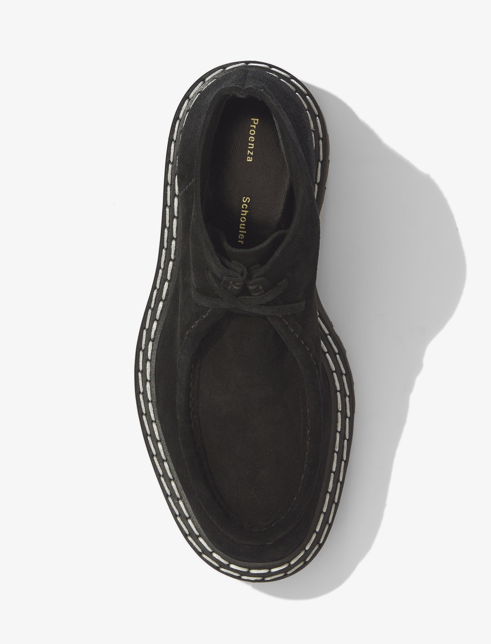 Suede Lug Sole Platform Desert Boots - 4