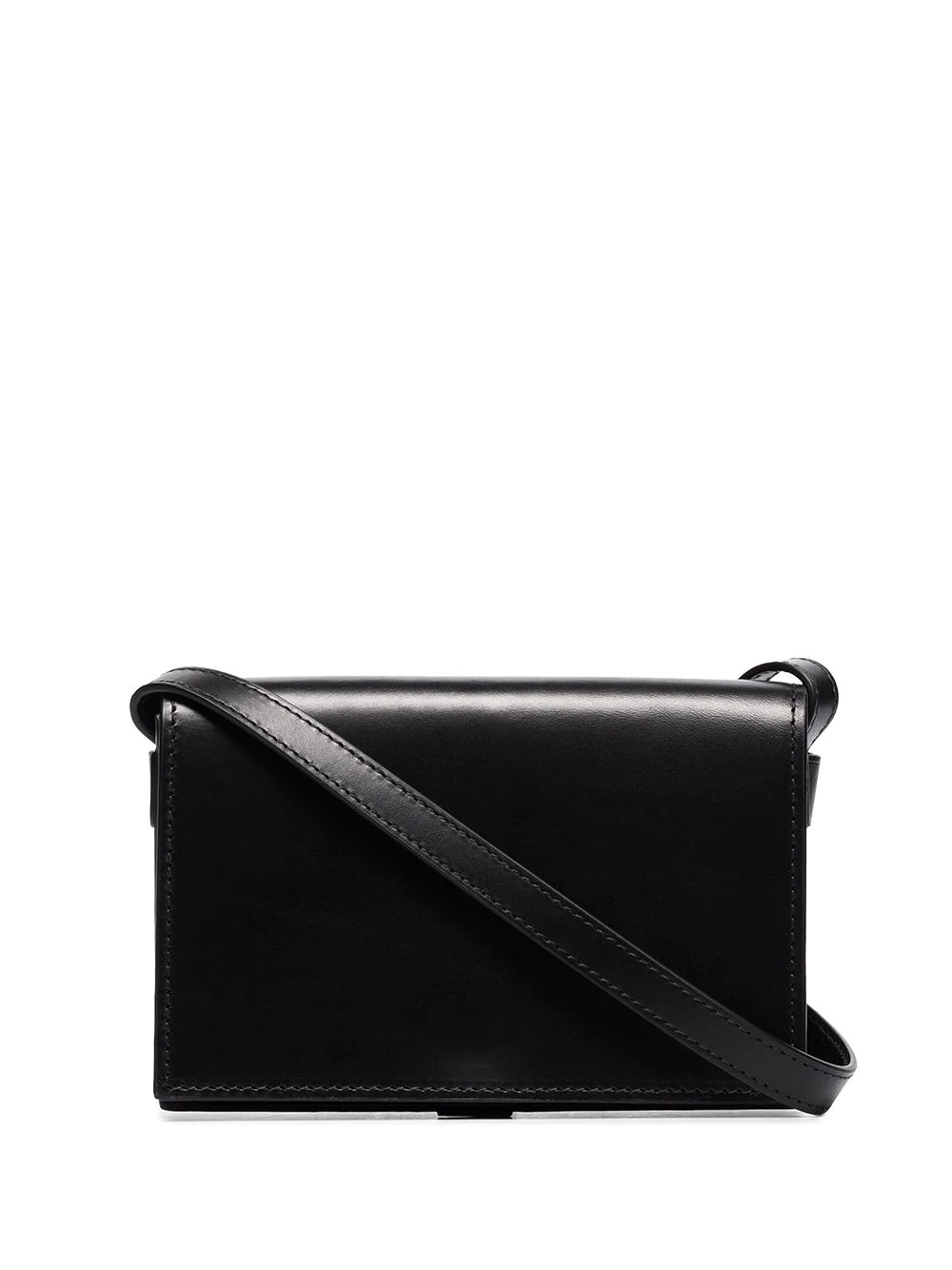 smooth calf leather crossbody bag - 1