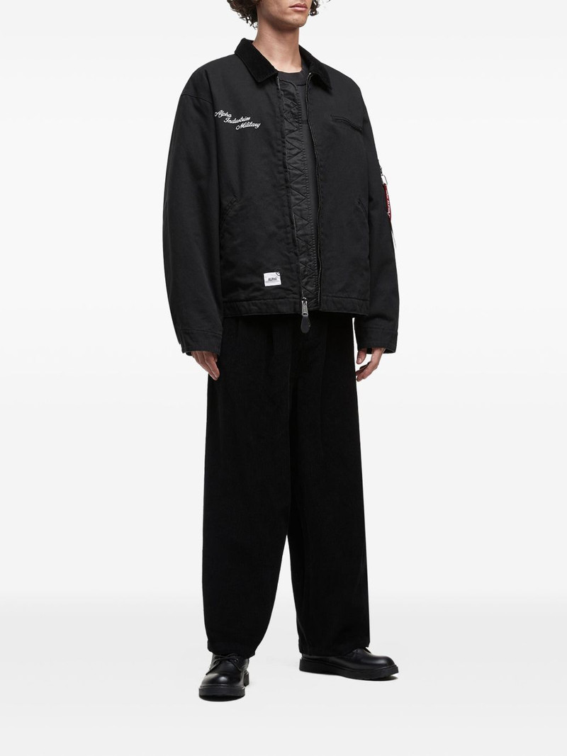 ALPHA INDUSTRIES embroidered pocket jacket outlook