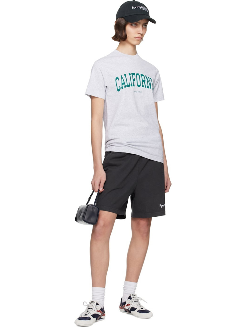 Sporty & Rich Gray 'California' T-shirt outlook