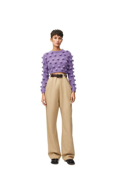 Loewe Cropped sweater in alpaca blend outlook