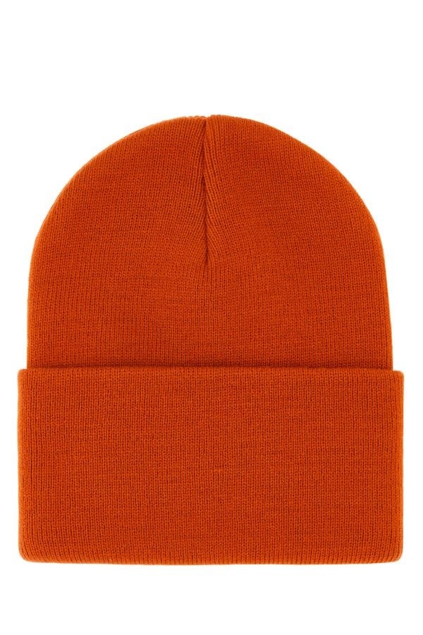 Dark orange acrylic Watch Hat - 2