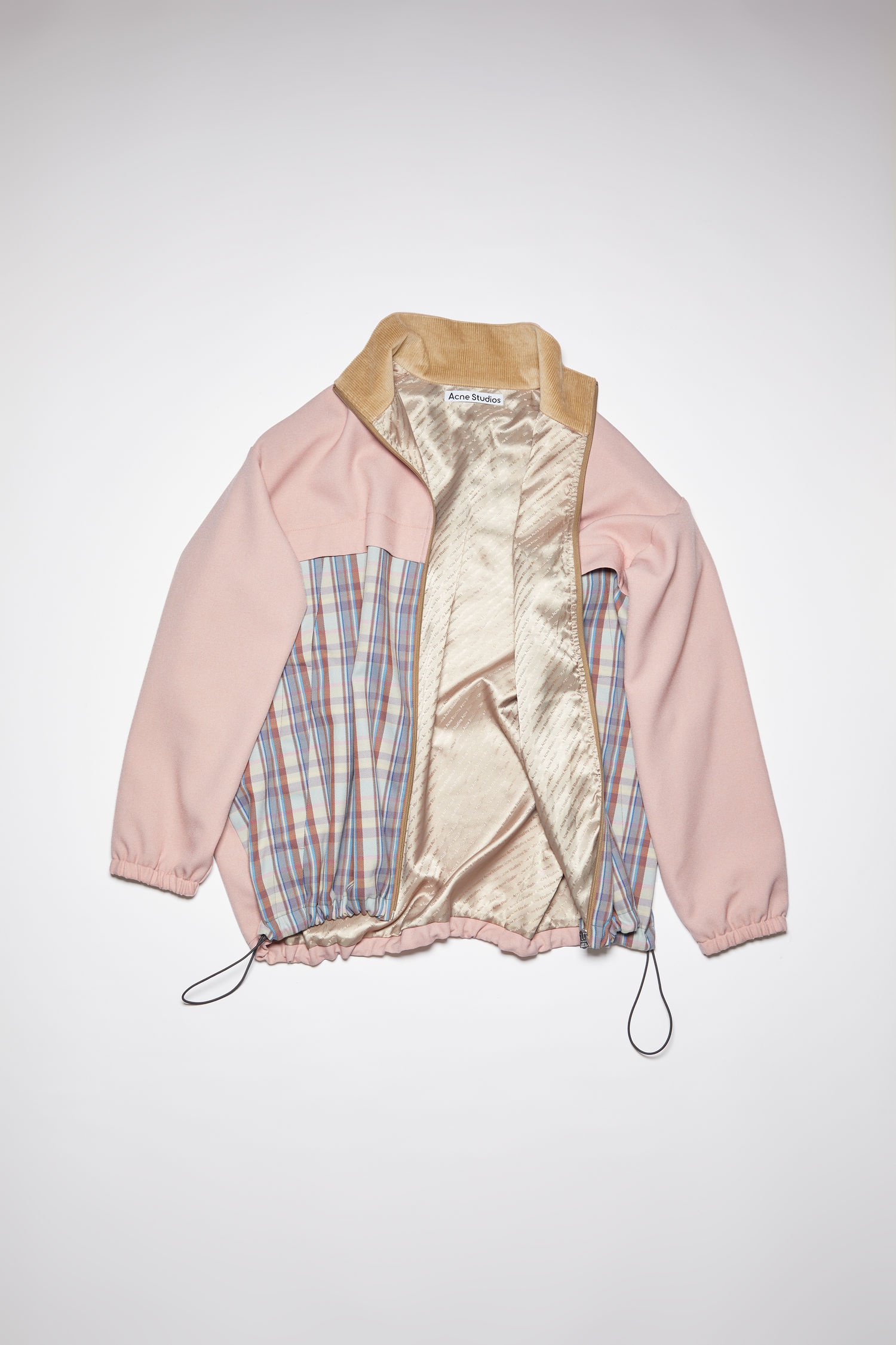 Checked twill jacket - Blossom pink/lilac - 5