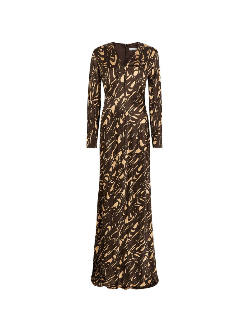 Adore abstract-print long-sleeve dress 1