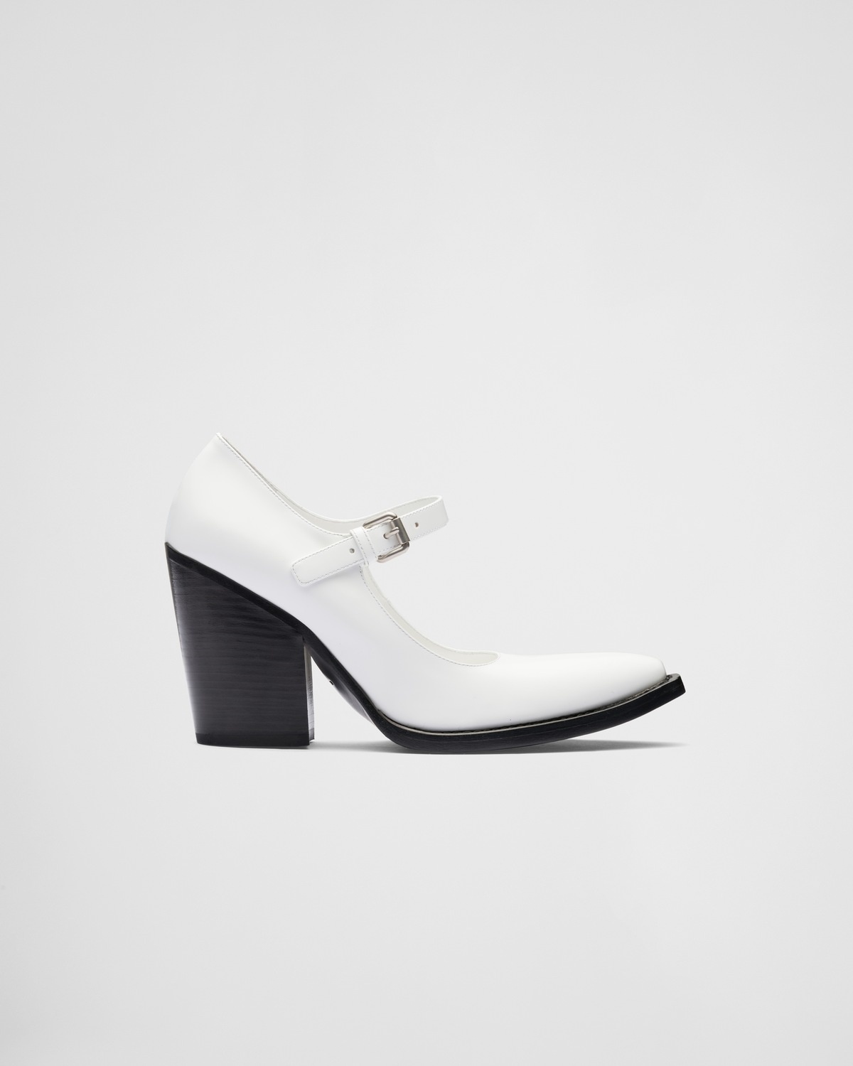 Brushed leather pumps - 1