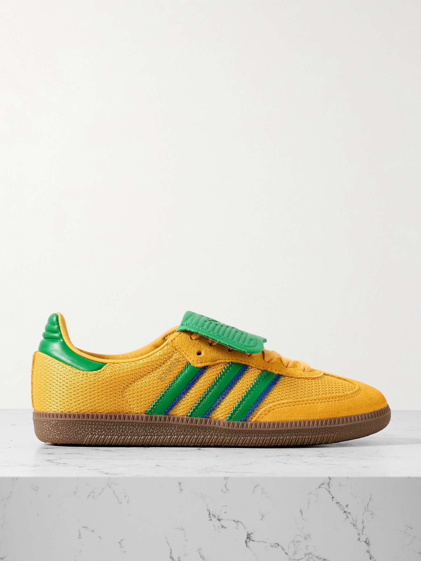 Samba OG mesh, suede and leather sneakers - 1