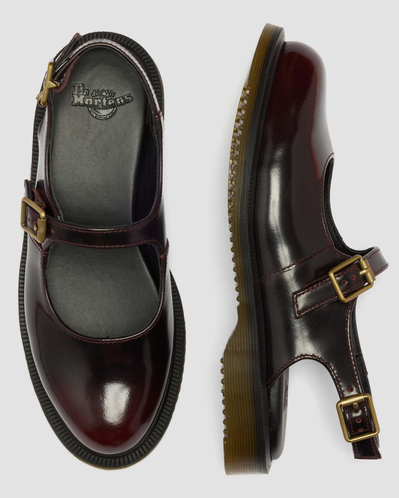 Dr. Martens Madaline Mary Jane Rub Off Leather Sling Back Shoes outlook