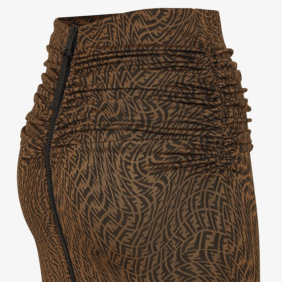 Brown organzine skirt - 3
