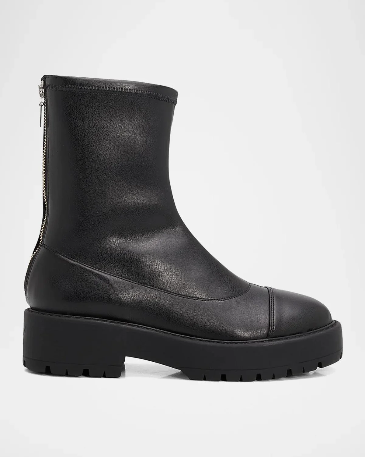 Rita 90MM Leather Platform Boots - 1
