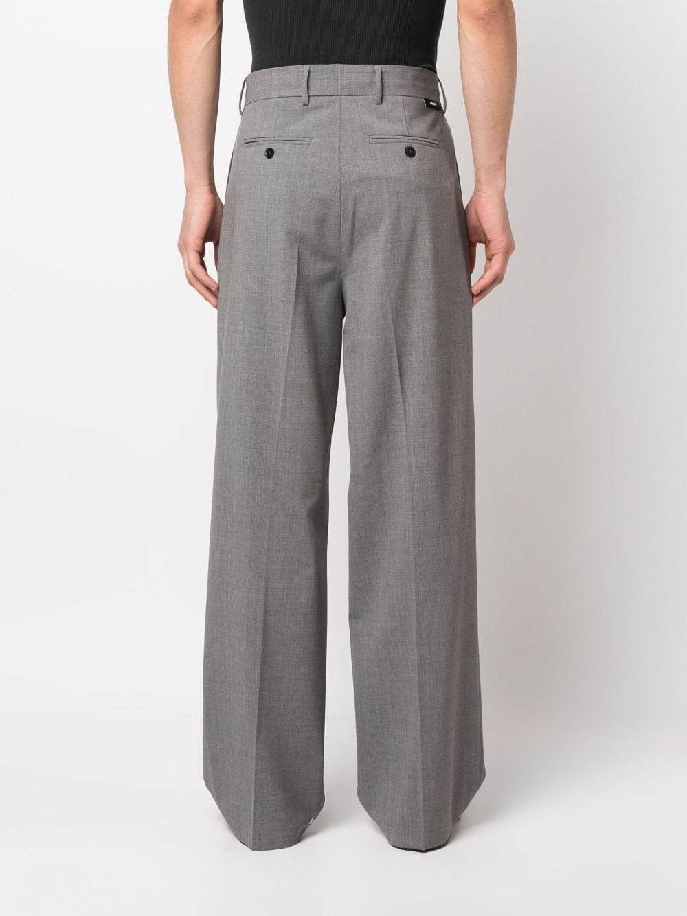 straight-leg trousers - 4
