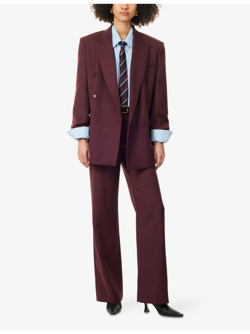 The Frankie Shop Monterey Structured Wool-Blend Blazer outlook