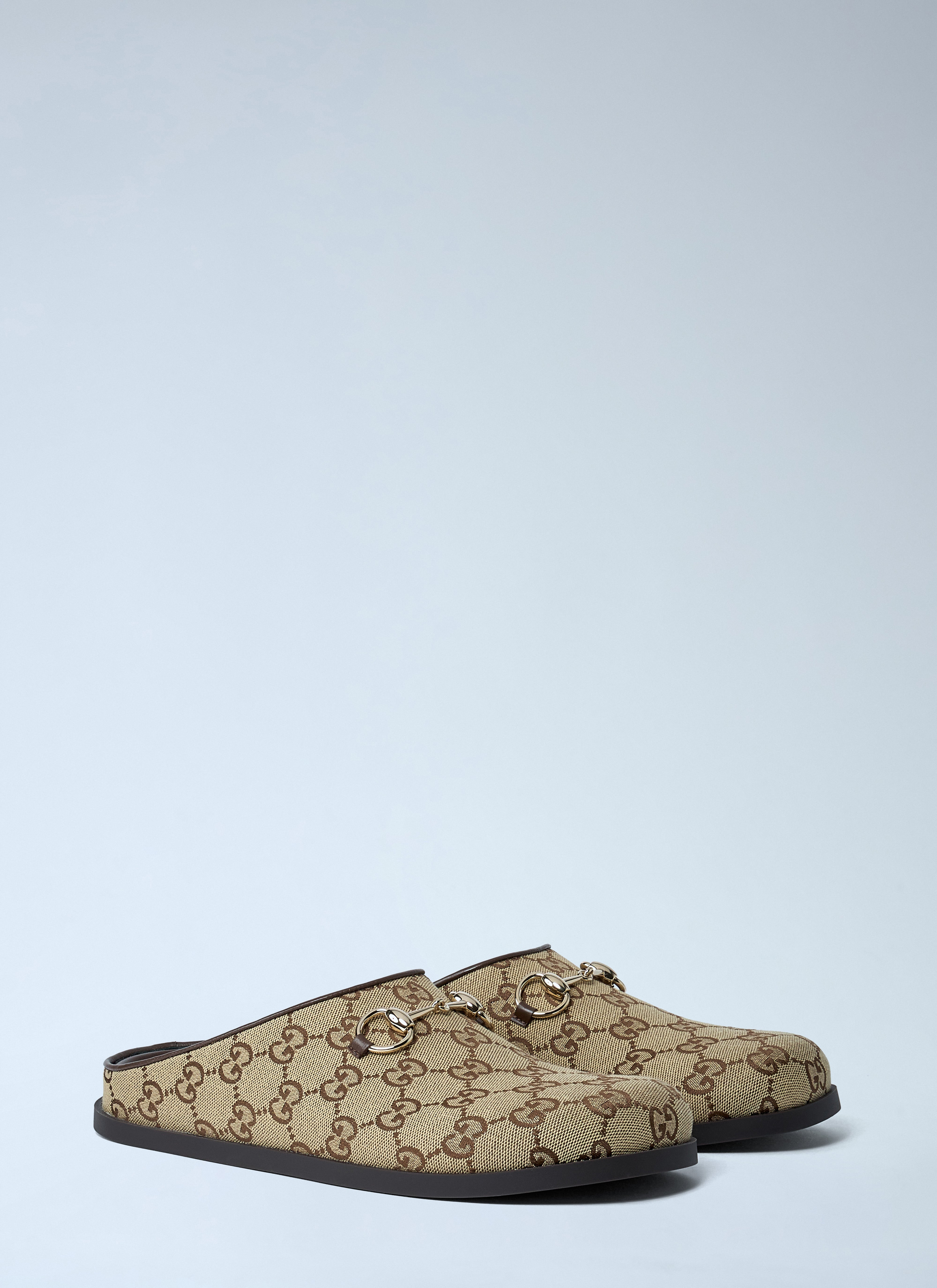 Gucci Women Canvas Gg Mules - 2