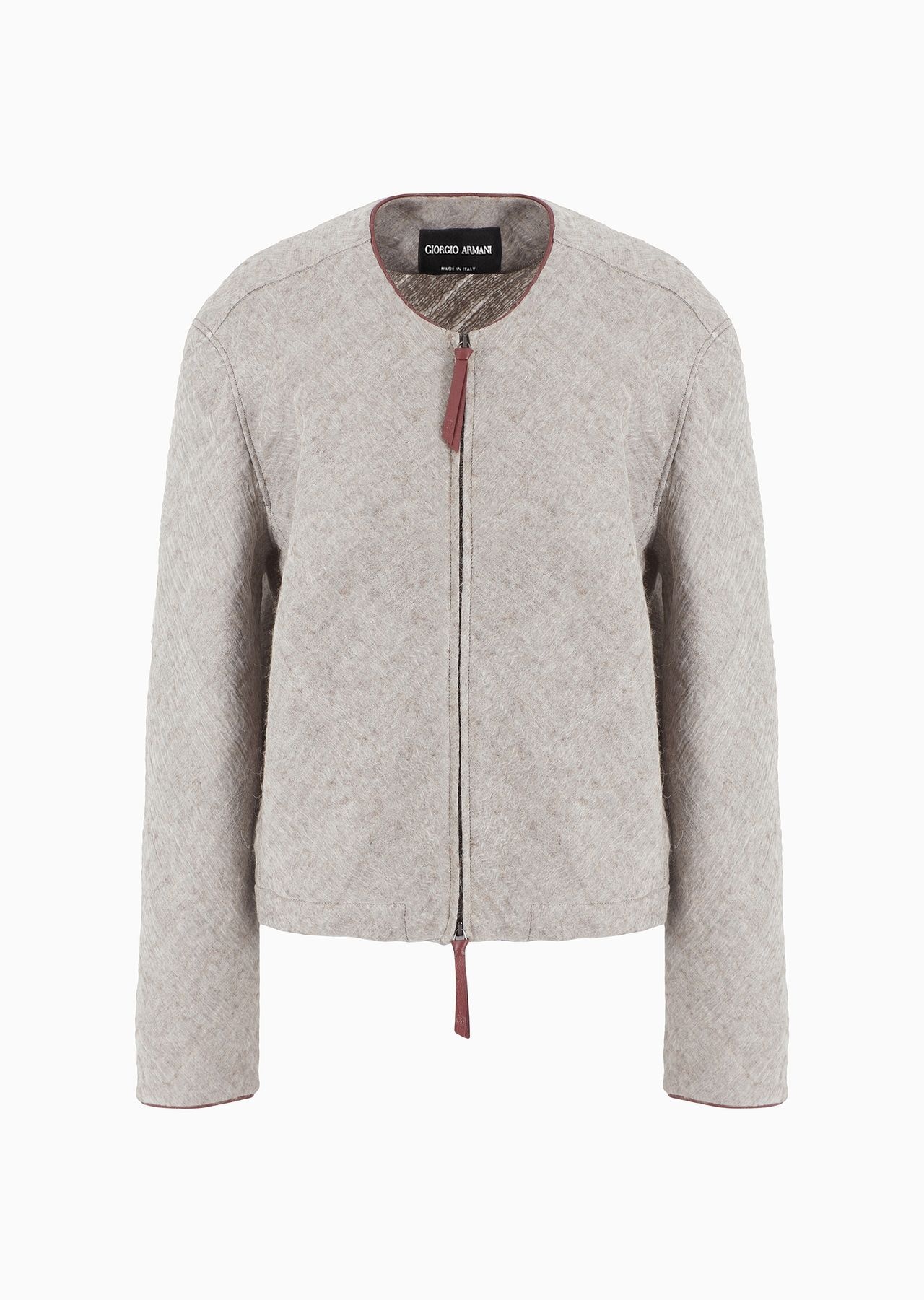 Alpaca and silk-blend blouson - 1