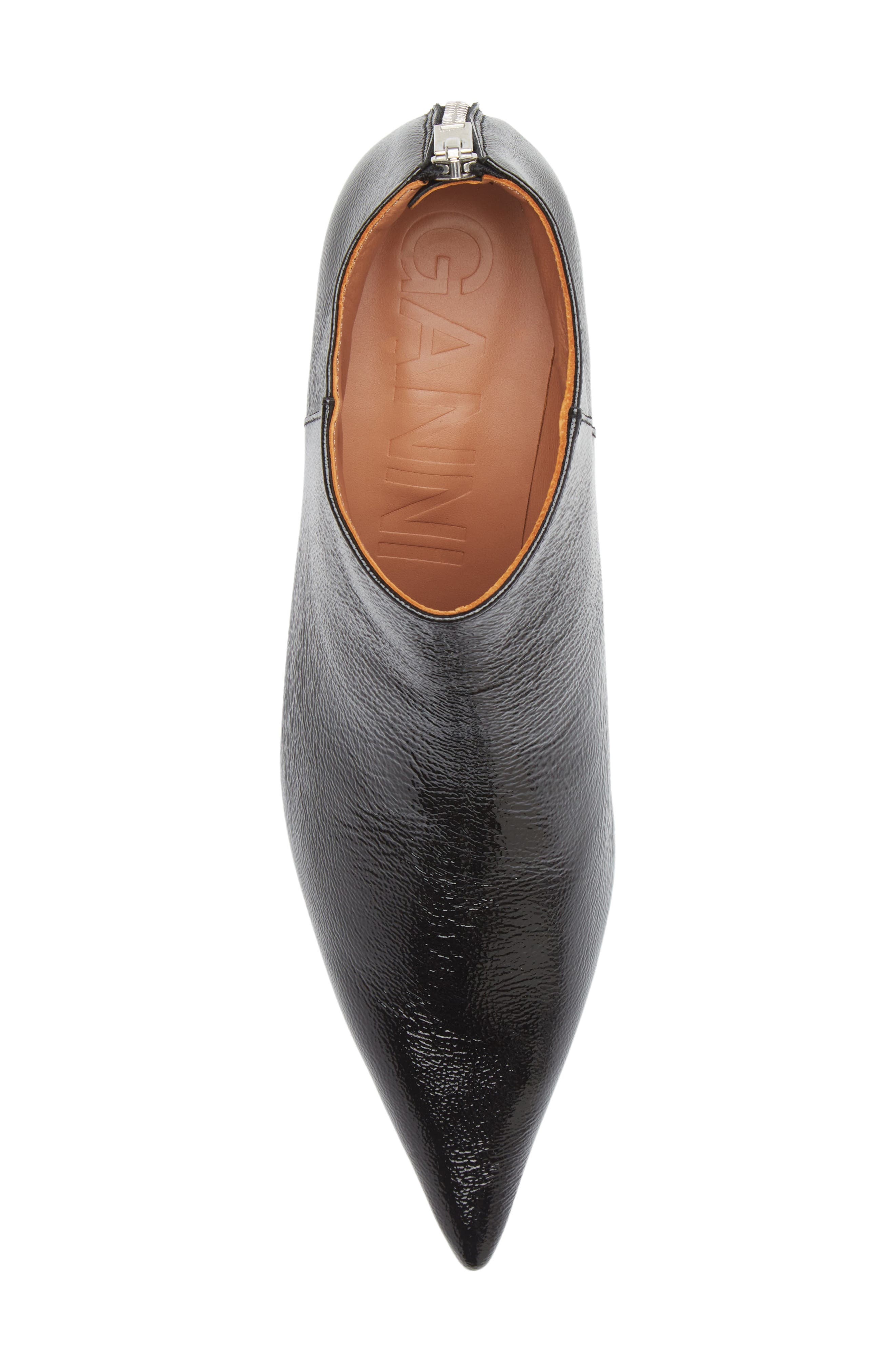 Ganni Pointed Toe Bootie in Black at Nordstrom - 5