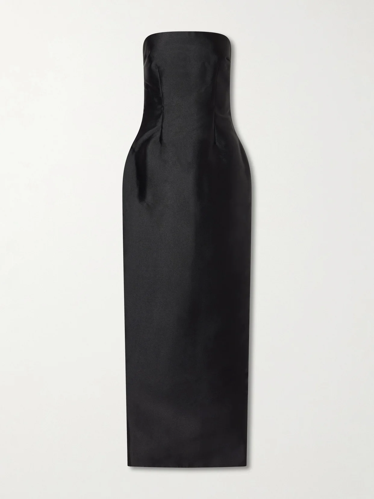 Ingrid Pleated Satin-twill Gown - 1