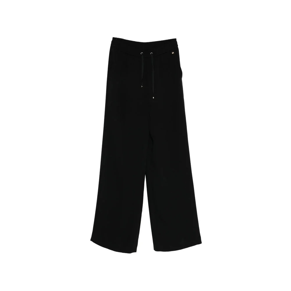 Herno Black Trousers - High-Waisted Trousers Women - 1