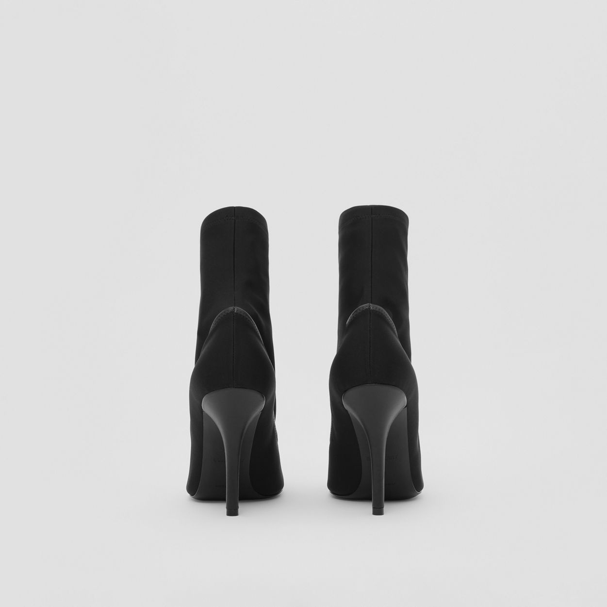 Sock Detail Technical Cotton Point-toe Pumps - 5