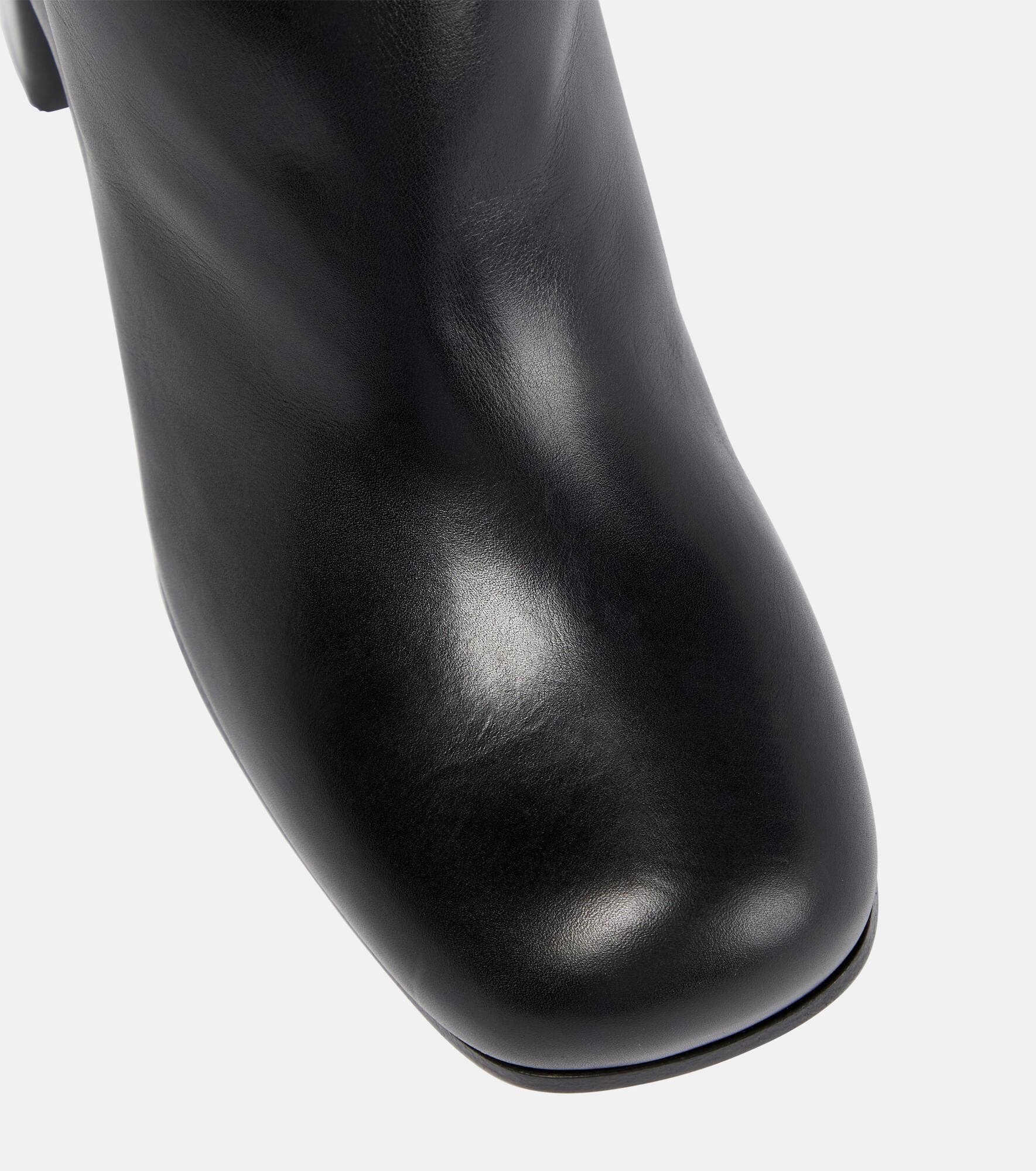 Leather knee-high boots - 6
