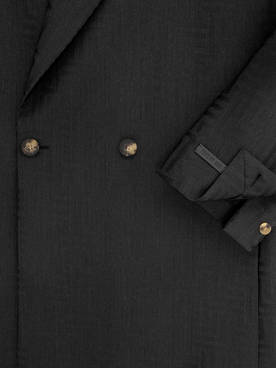 Wool Jacquard California Blazer - 4