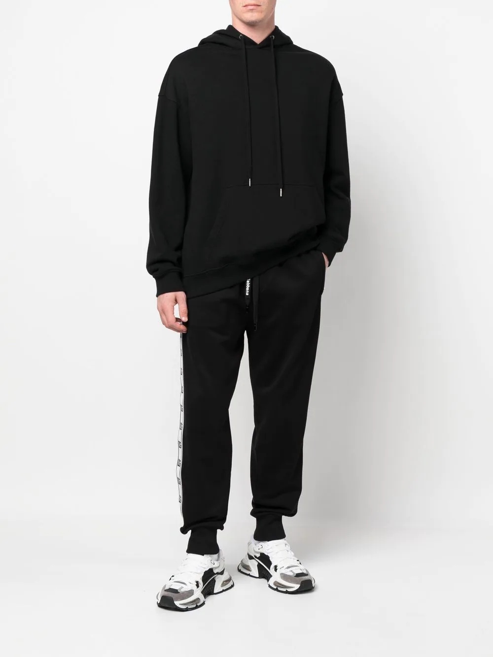 logo-tape track pants - 2