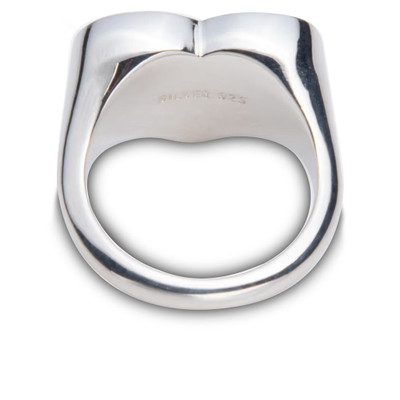 Human Made HEART SILVER RING - BLACK outlook
