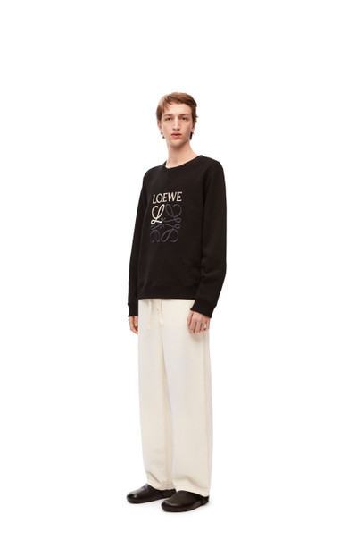 Loewe LOEWE Anagram regular fit sweatshirt in cotton outlook