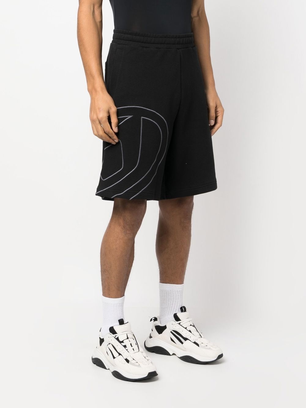 P-Crow Megoval cotton shorts - 3
