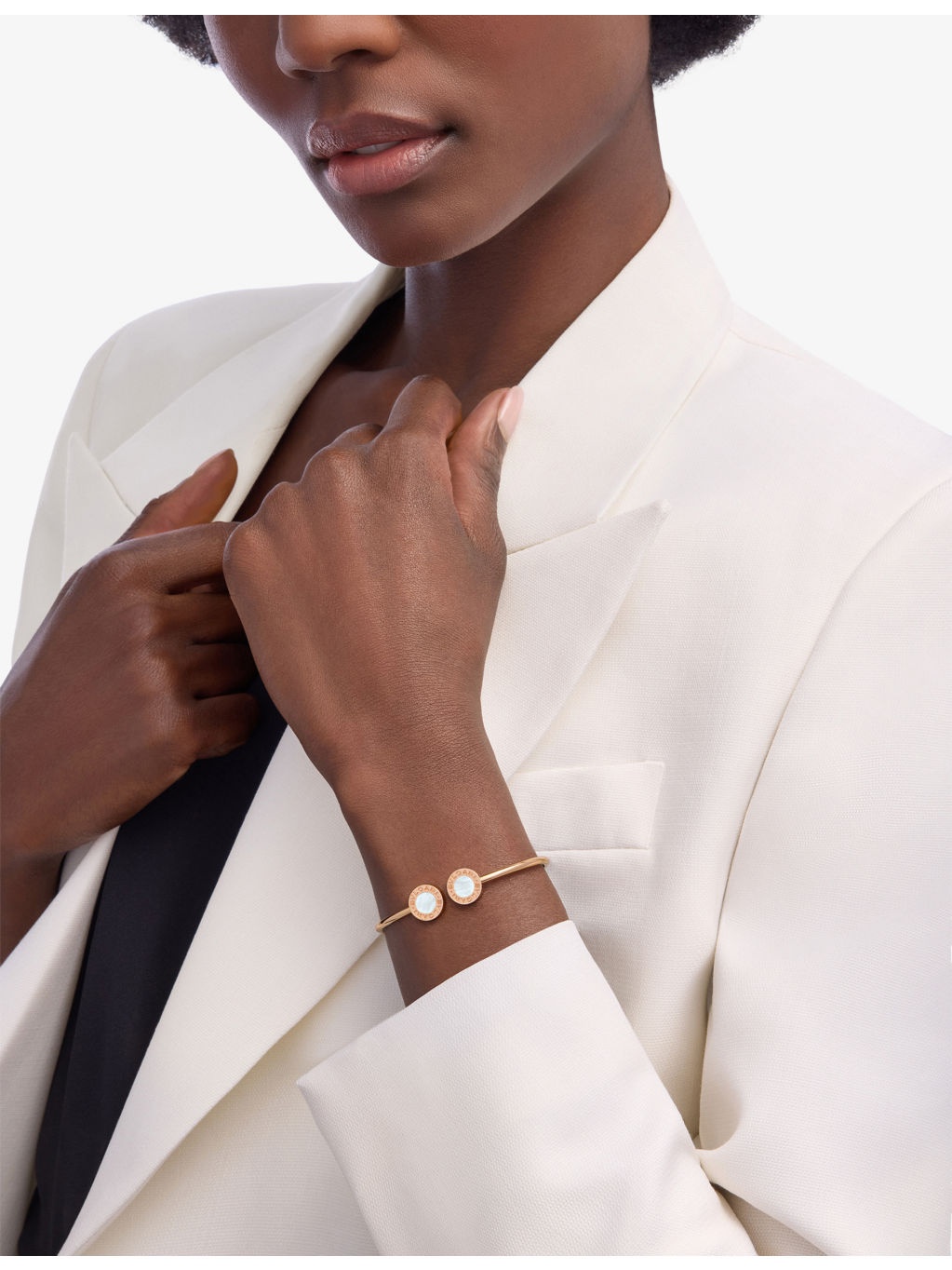 Bvlgari Bvlgari 18ct Rose-Gold and Mother-of-Pearl Bracelet - 3